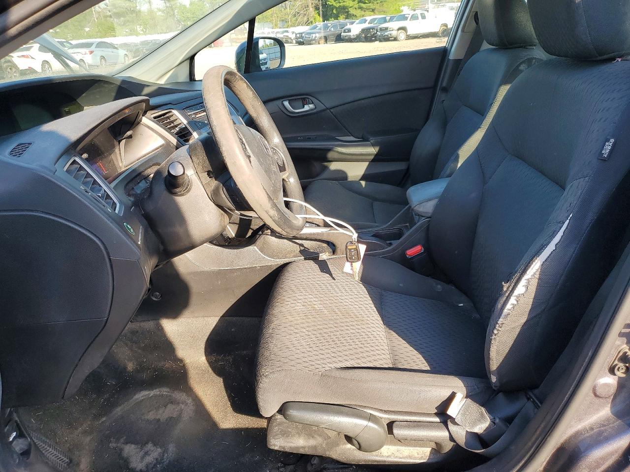 2015 Honda Civic Lx Серый vin: 19XFB2F59FE295652