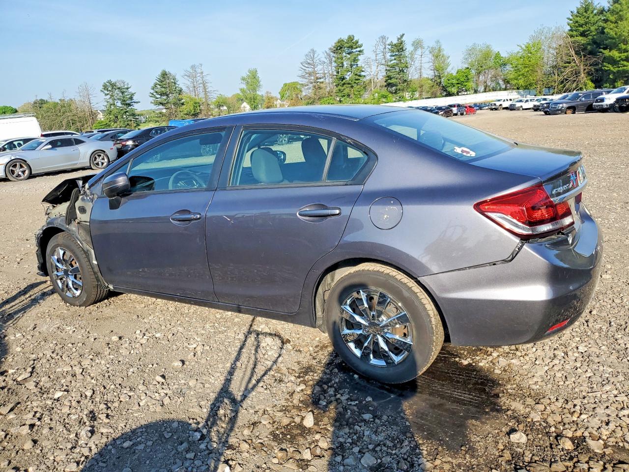 2015 Honda Civic Lx Серый vin: 19XFB2F59FE295652