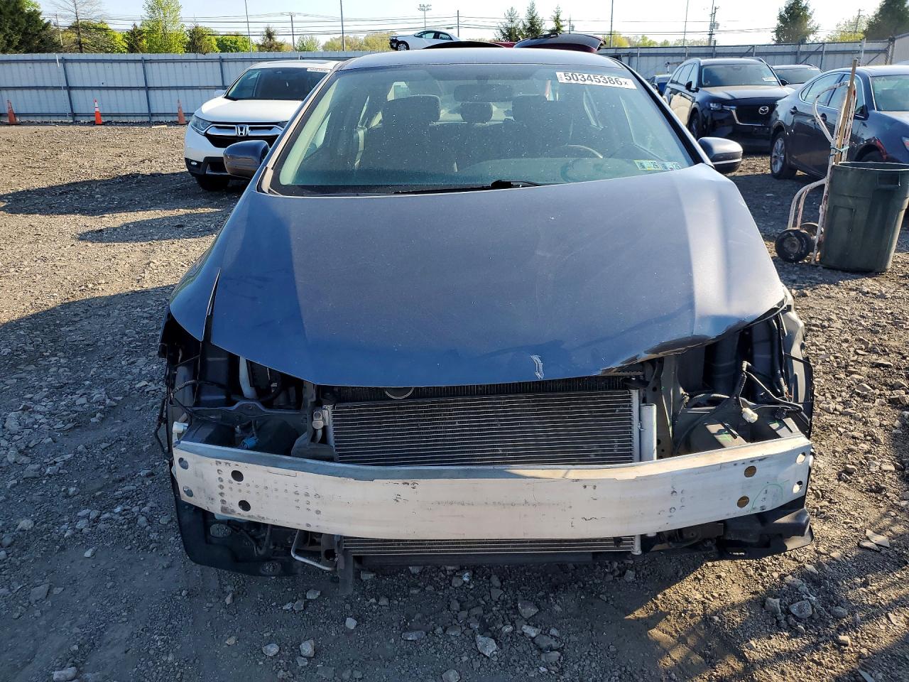 2015 Honda Civic Lx Серый vin: 19XFB2F59FE295652
