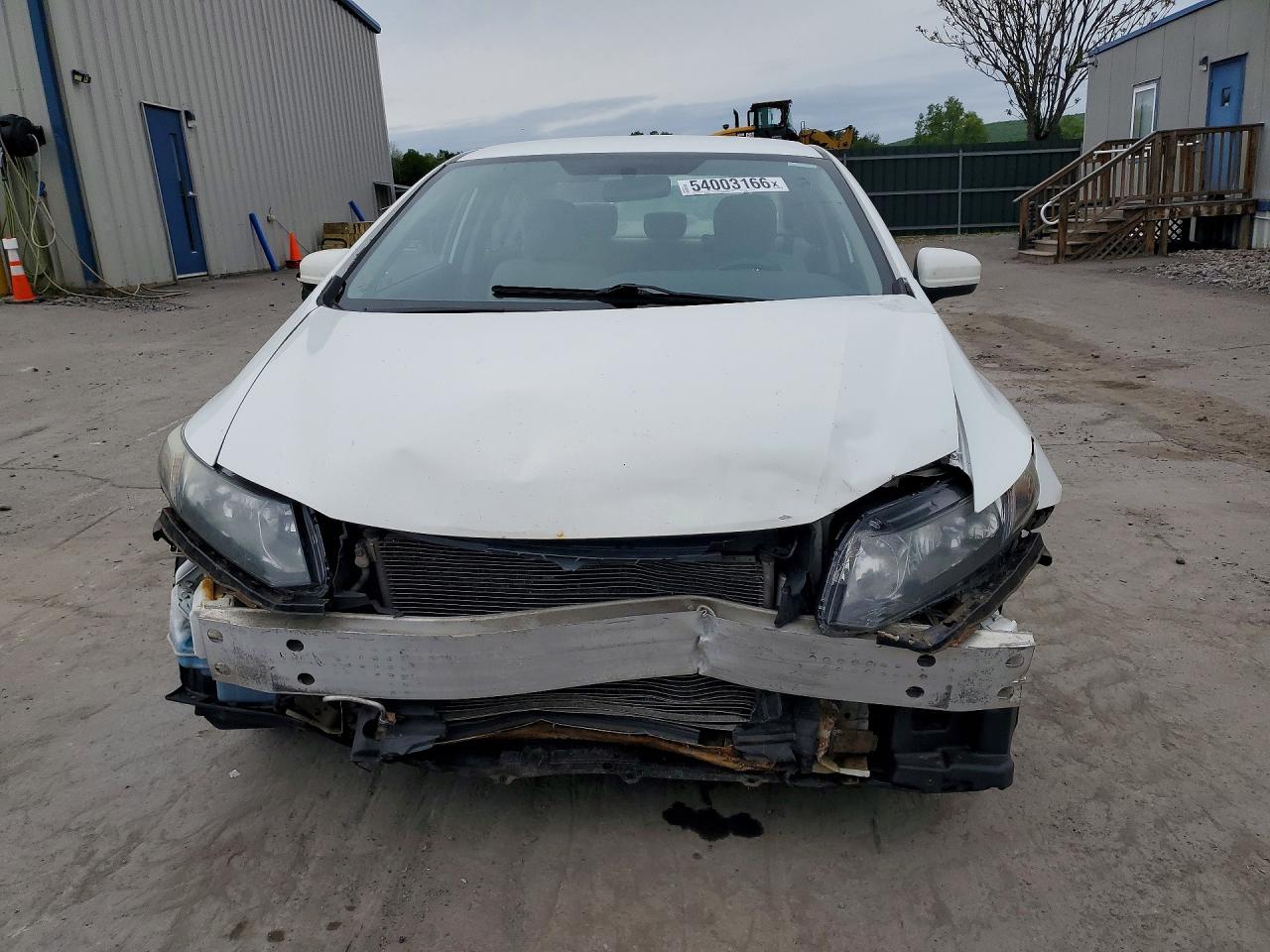 2015 Honda Civic Lx White vin: 19XFB2F59FE701638