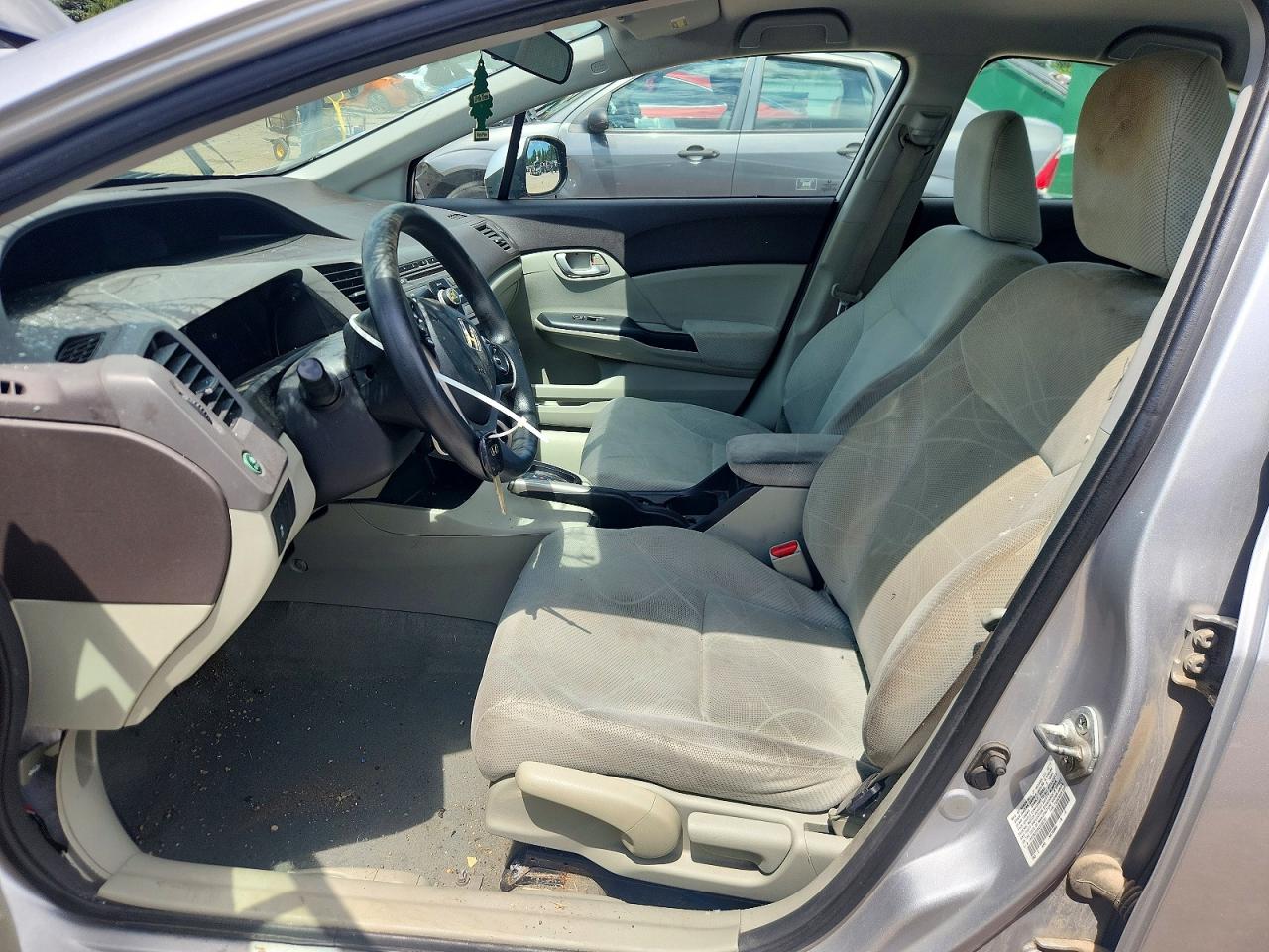 2012 Honda Civic Lx Silver vin: 19XFB2F5XCE032761