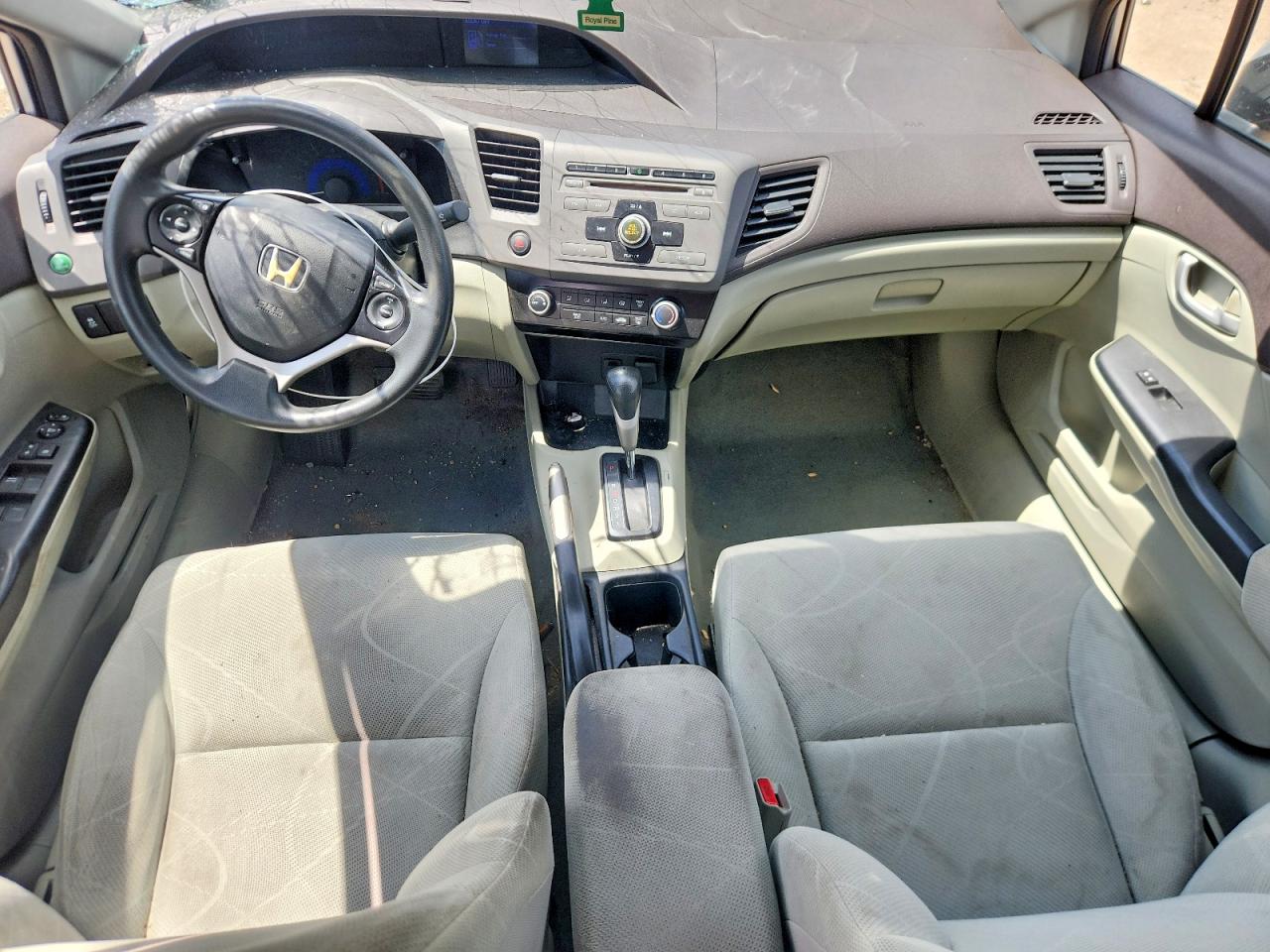 2012 Honda Civic Lx Silver vin: 19XFB2F5XCE032761