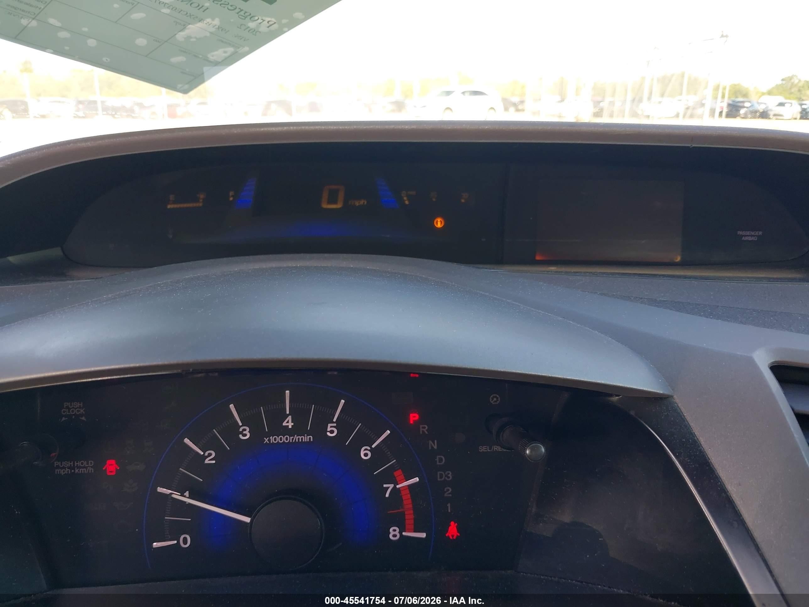 2012 Honda Civic Lx White vin: 19XFB2F5XCE037975