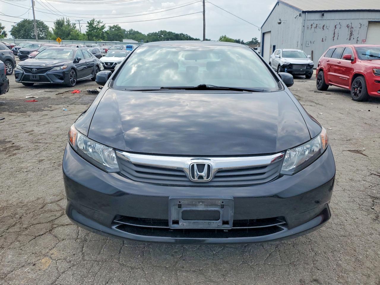 2012 Honda Civic Lx Black vin: 19XFB2F5XCE039662