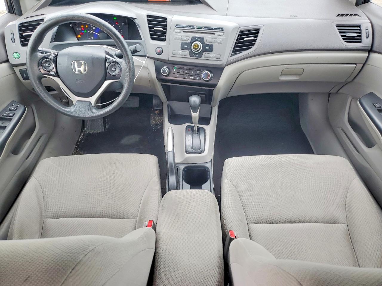 2012 Honda Civic Lx Black vin: 19XFB2F5XCE039662