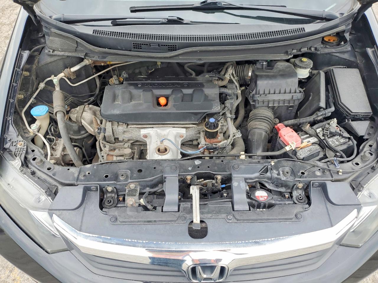 2012 Honda Civic Lx Black vin: 19XFB2F5XCE039662