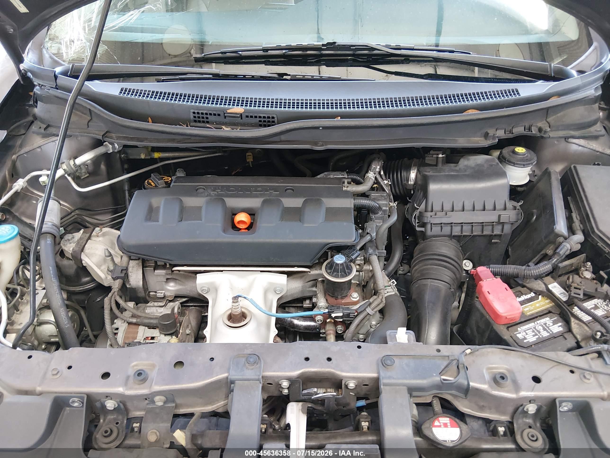 2012 Honda Civic Lx Brown vin: 19XFB2F5XCE048586