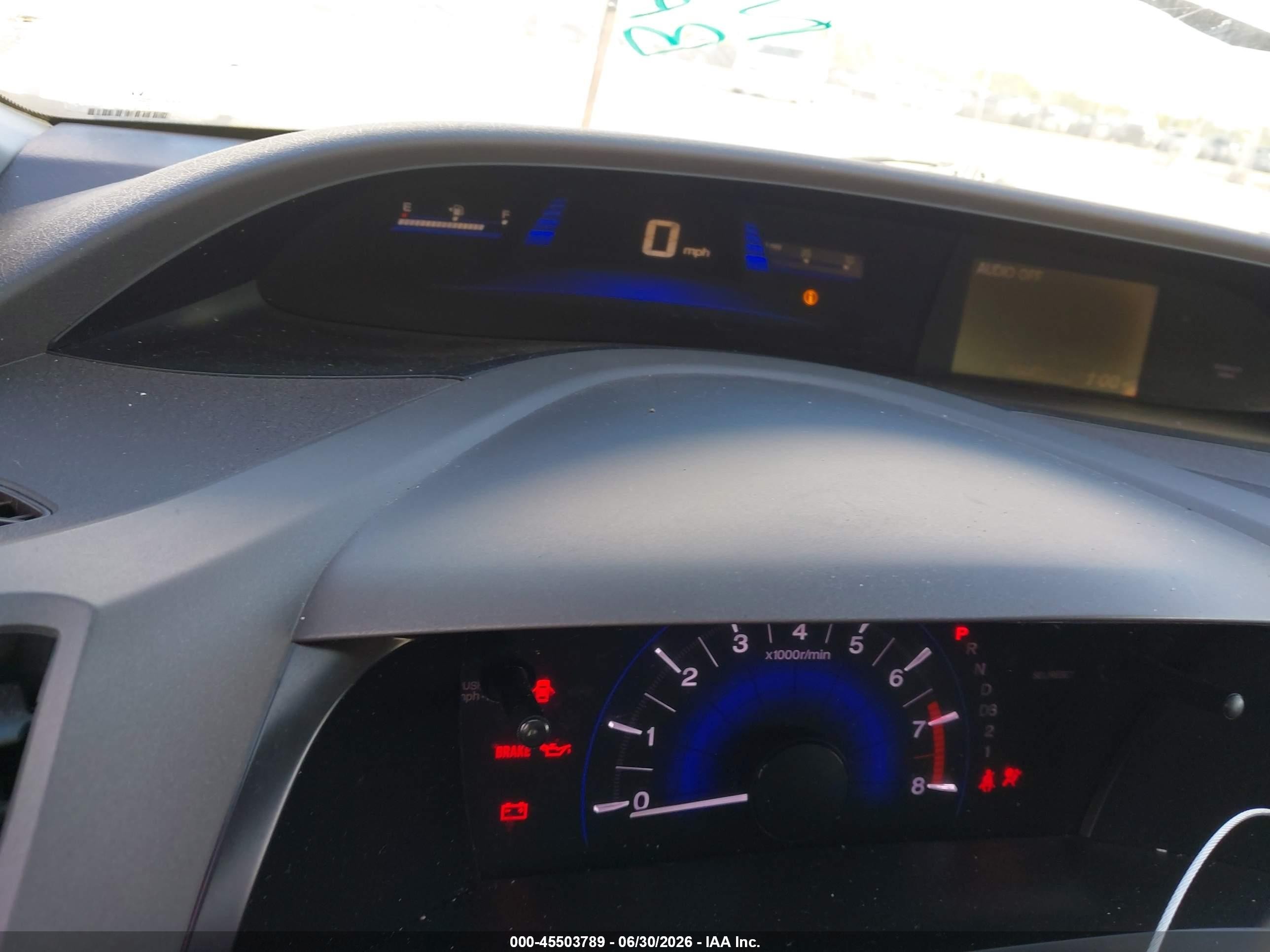 2012 Honda Civic Lx White vin: 19XFB2F5XCE052878