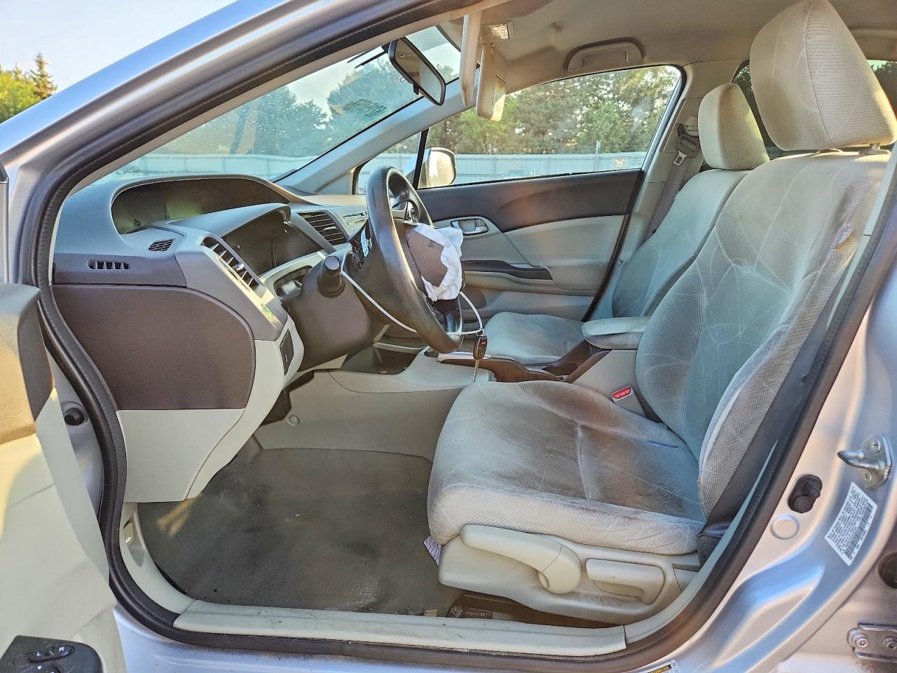 2012 Honda Civic Lx Silver vin: 19XFB2F5XCE055523