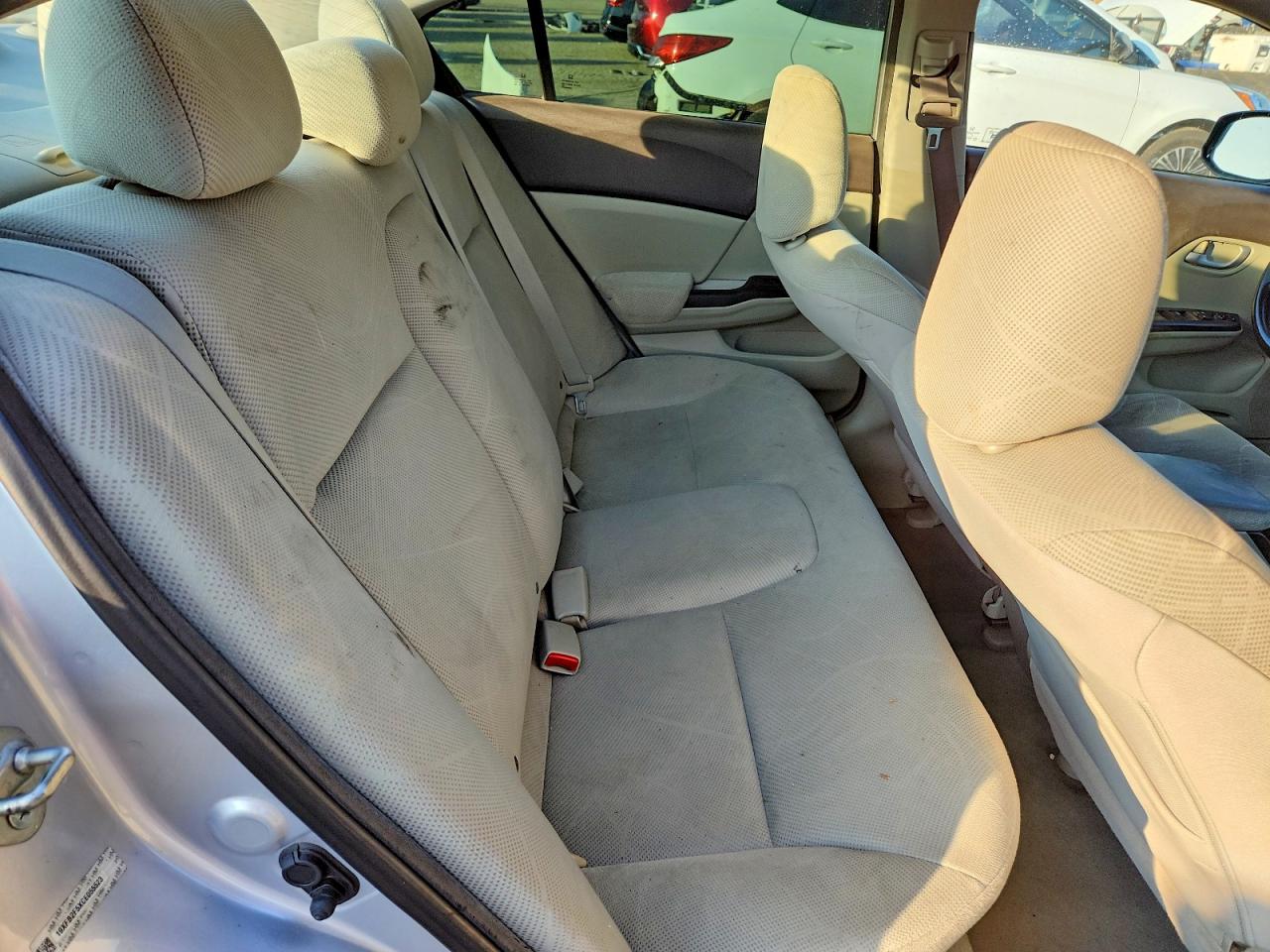2012 Honda Civic Lx Silver vin: 19XFB2F5XCE055523