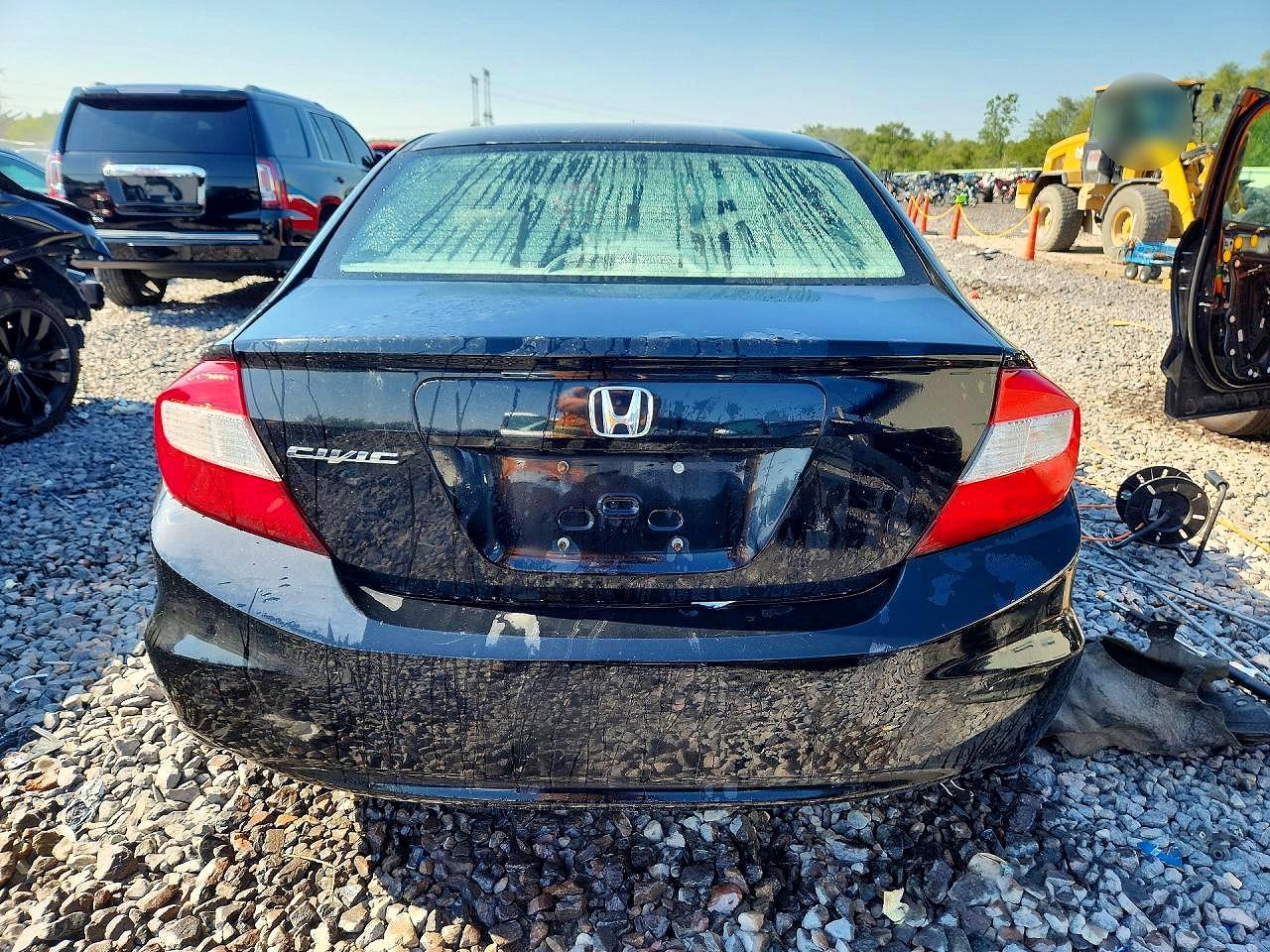 2012 Honda Civic Lx Black vin: 19XFB2F5XCE062858