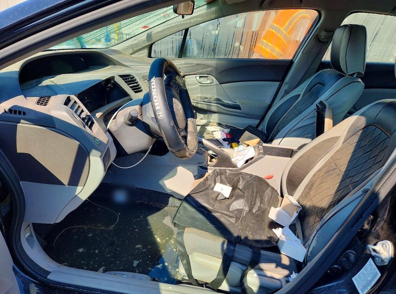 2012 Honda Civic Lx Black vin: 19XFB2F5XCE062858