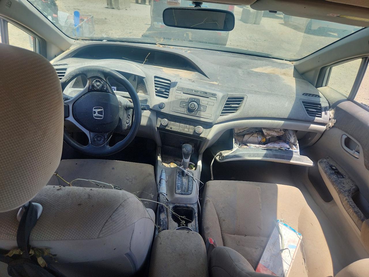 2012 Honda Civic Lx Синий vin: 19XFB2F5XCE077442