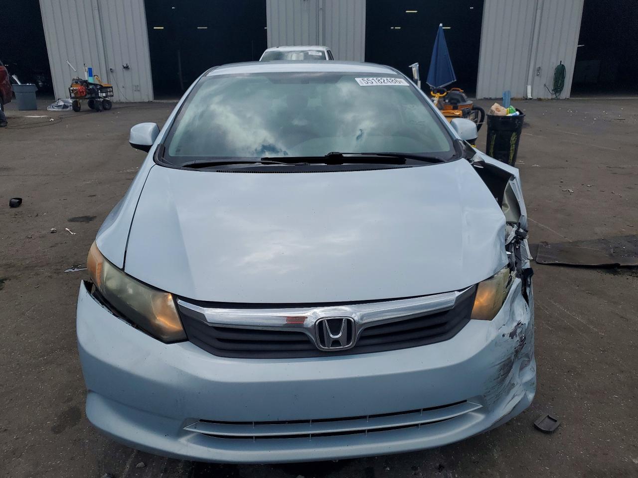 2012 Honda Civic Lx Синий vin: 19XFB2F5XCE078168