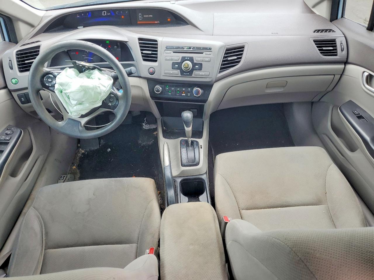 2012 Honda Civic Lx Синий vin: 19XFB2F5XCE078168