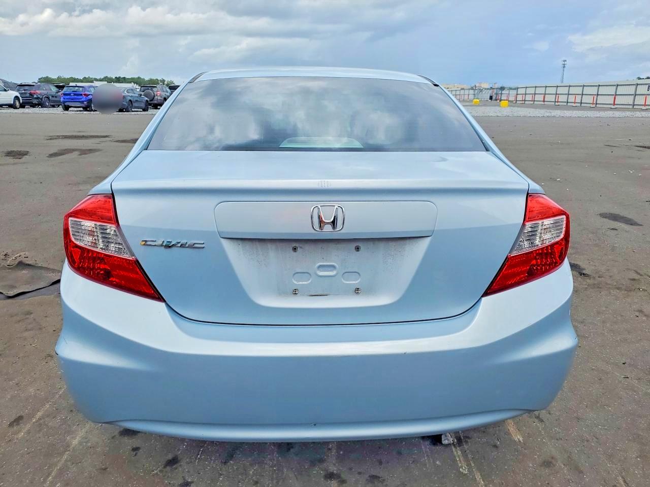 2012 Honda Civic Lx Синий vin: 19XFB2F5XCE078168