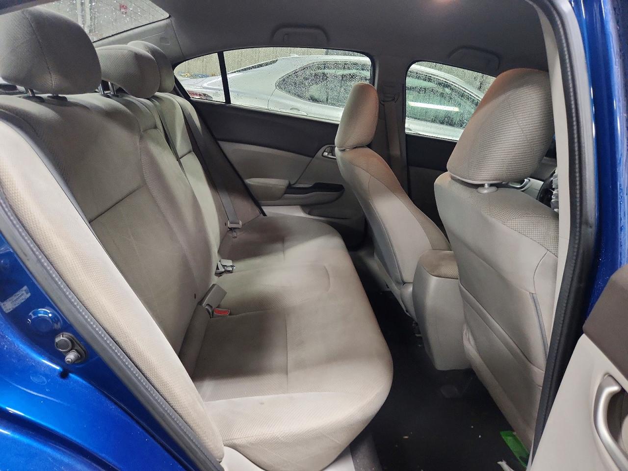 2012 Honda Civic Lx Blue vin: 19XFB2F5XCE081572