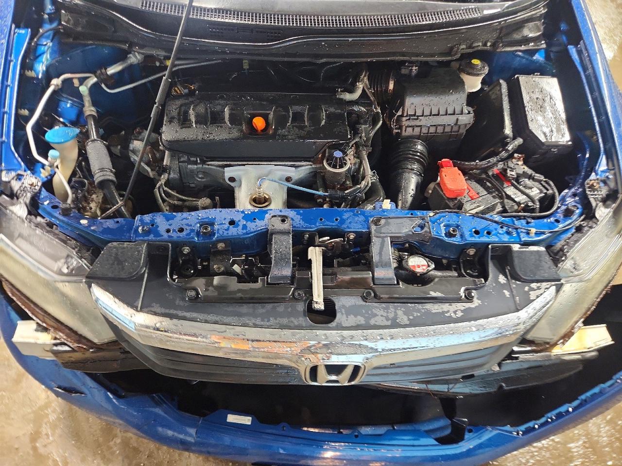 2012 Honda Civic Lx Blue vin: 19XFB2F5XCE081572