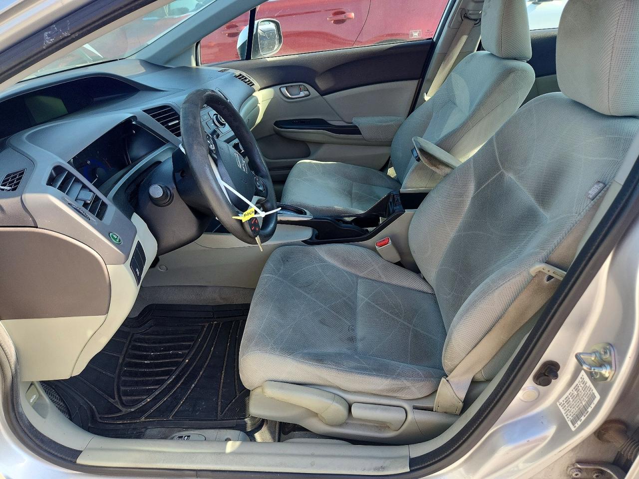 2012 Honda Civic Silver vin: 19XFB2F5XCE085816