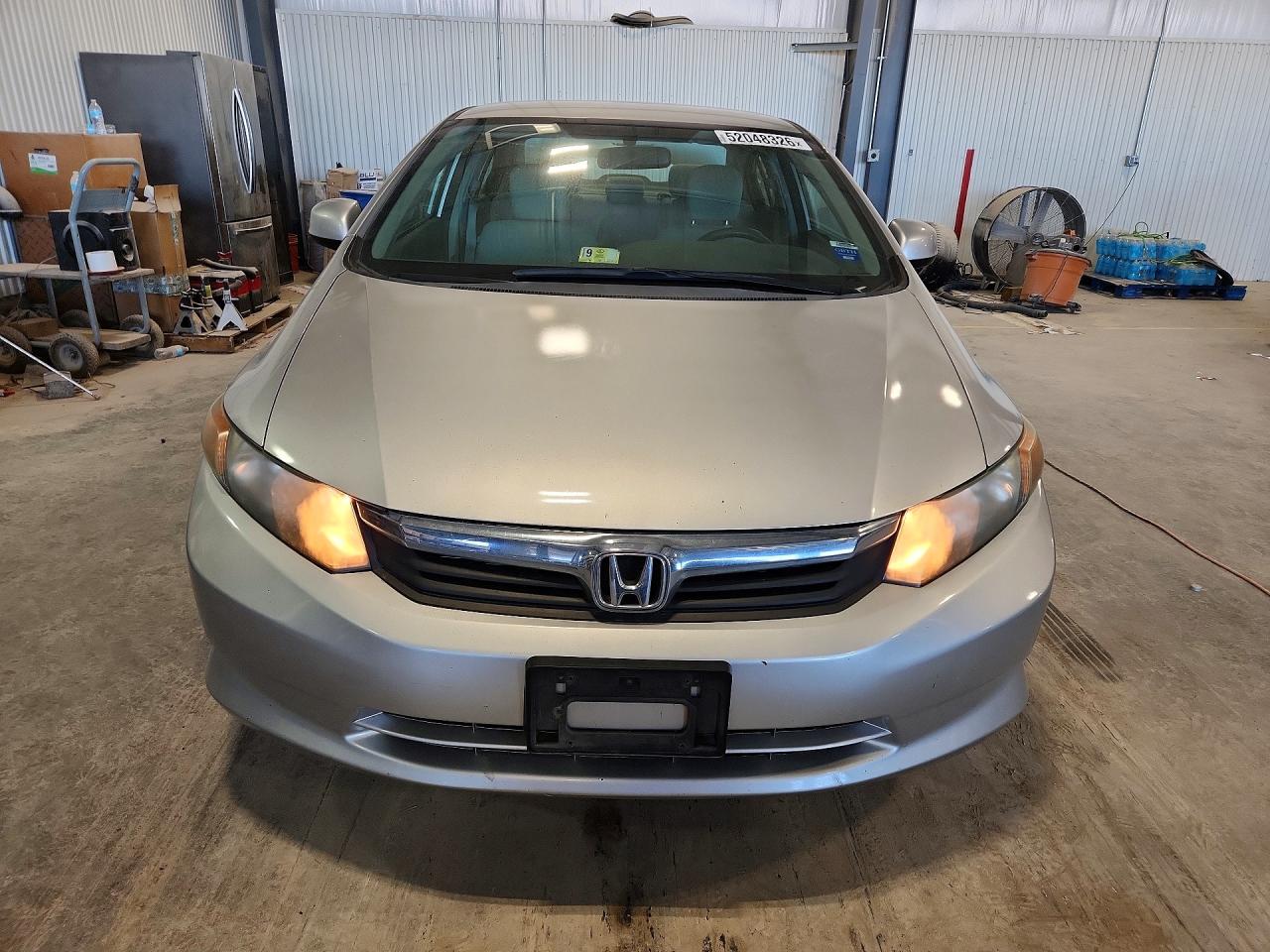 2012 Honda Civic Lx Silver vin: 19XFB2F5XCE091017