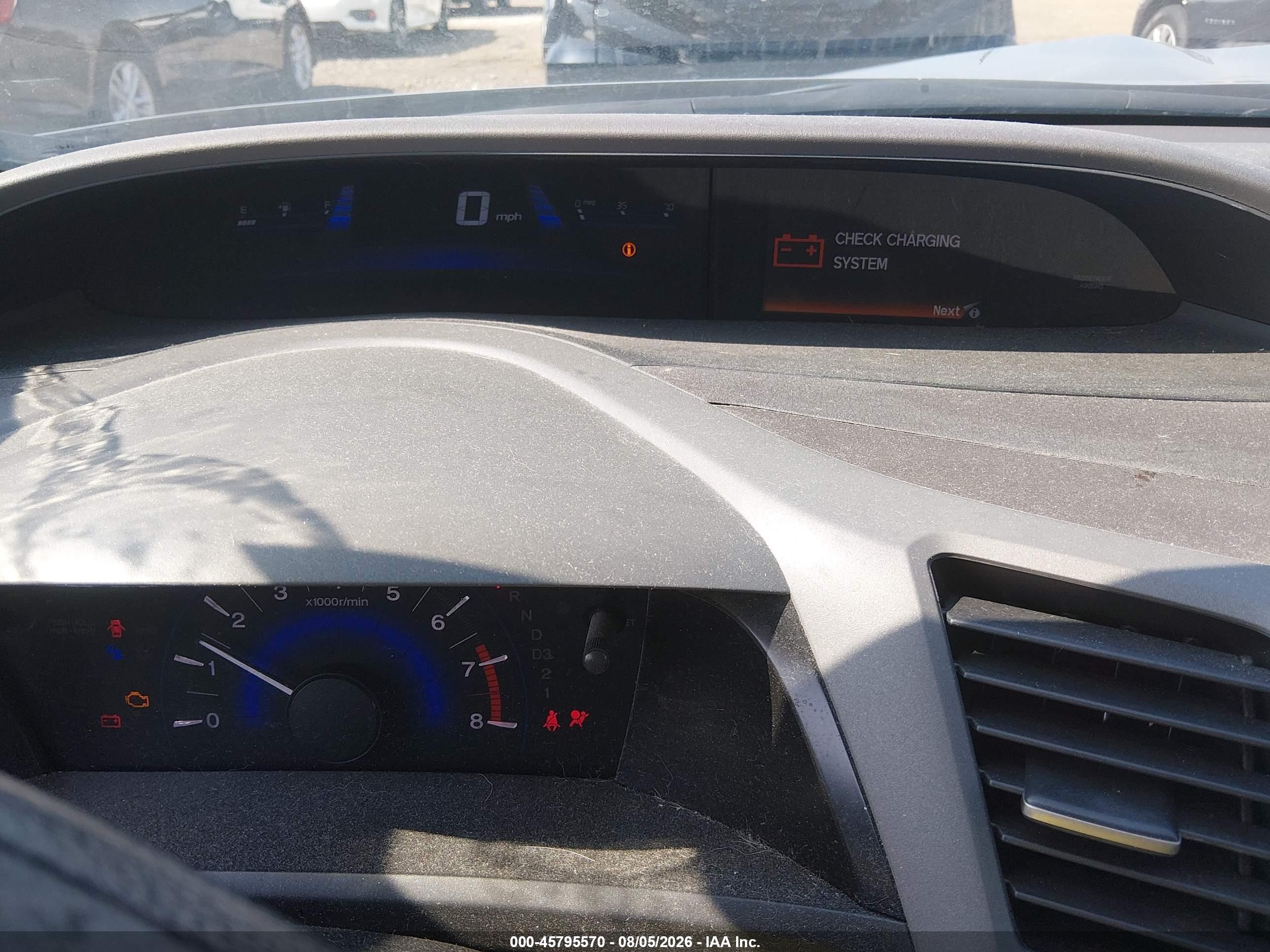 2012 Honda Civic Lx Silver vin: 19XFB2F5XCE098145