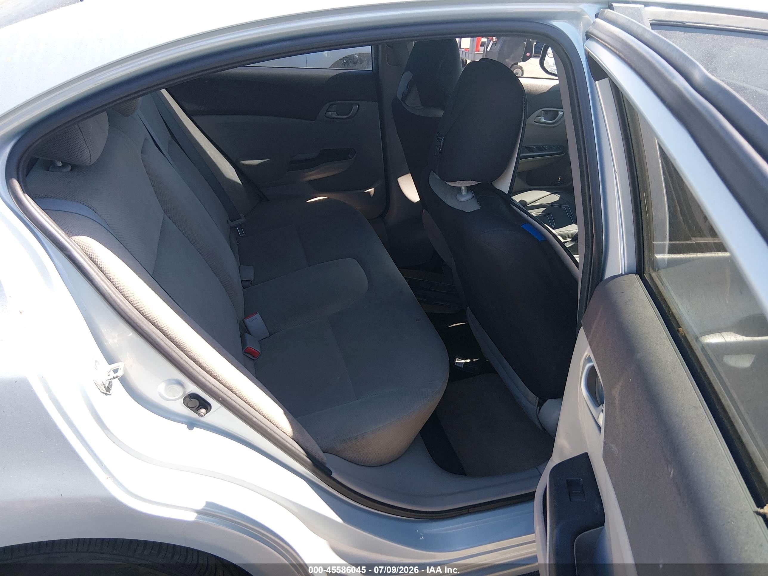 2012 Honda Civic Lx Light Blue vin: 19XFB2F5XCE307500