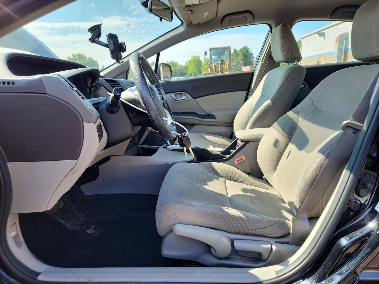2012 Honda Civic Lx Черный vin: 19XFB2F5XCE308713