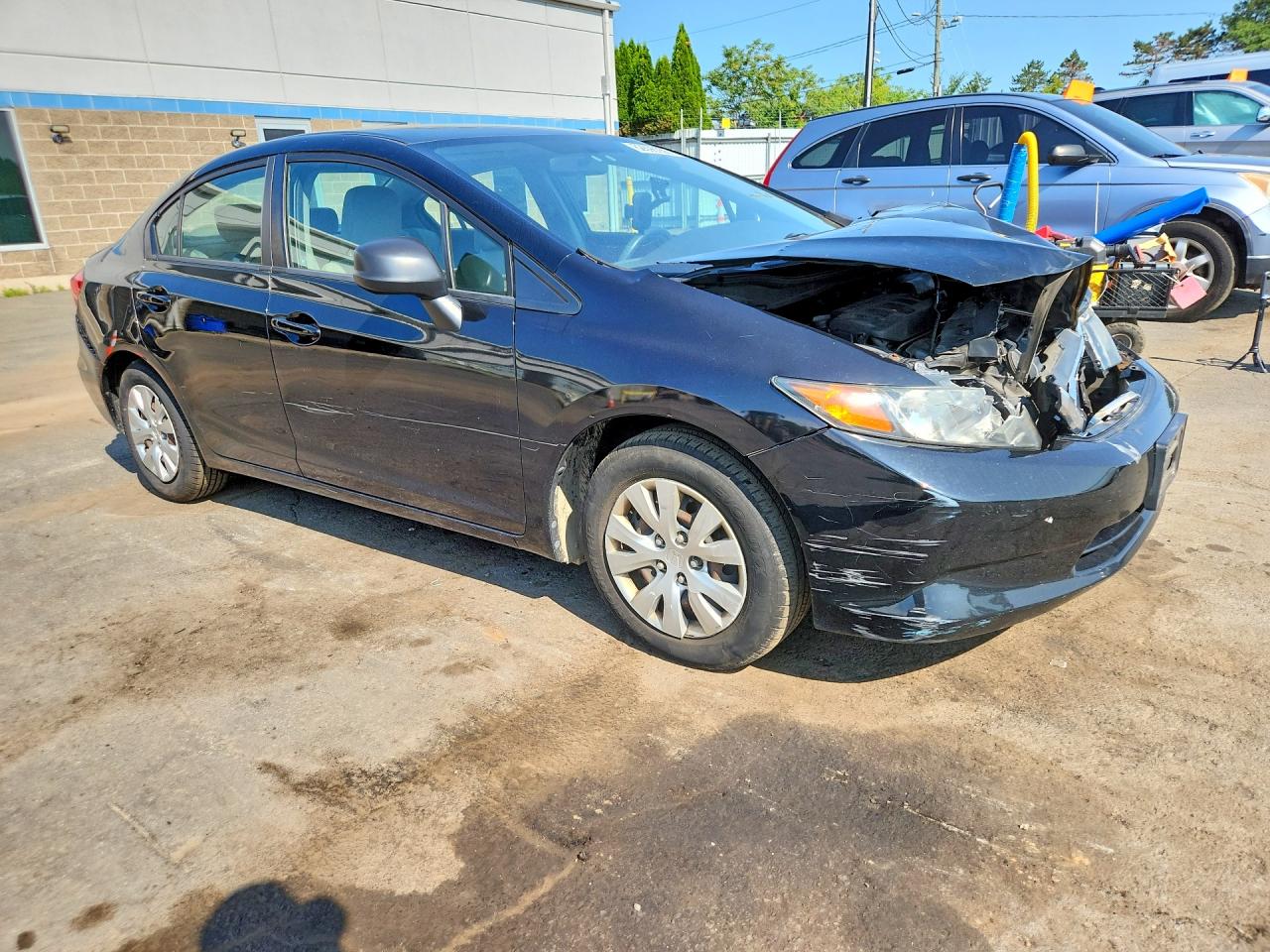 2012 Honda Civic Lx Черный vin: 19XFB2F5XCE308713