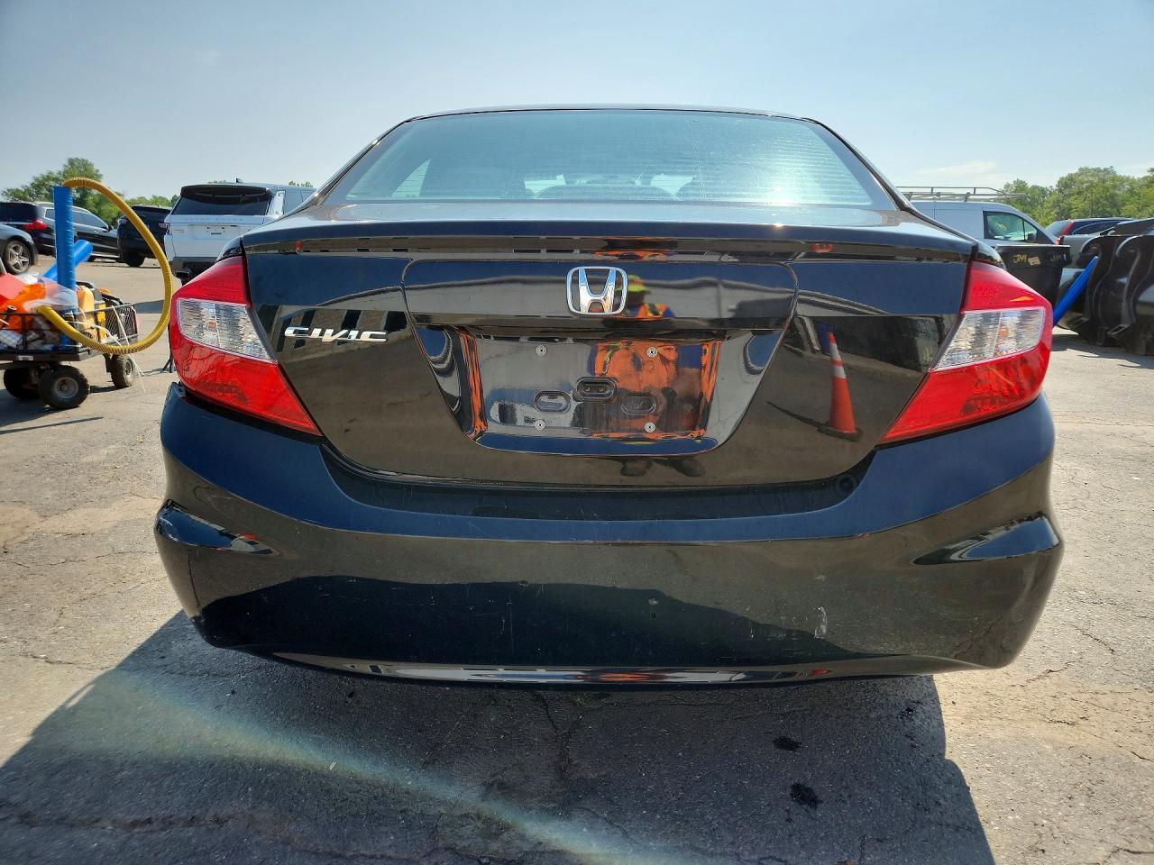 2012 Honda Civic Lx Черный vin: 19XFB2F5XCE308713