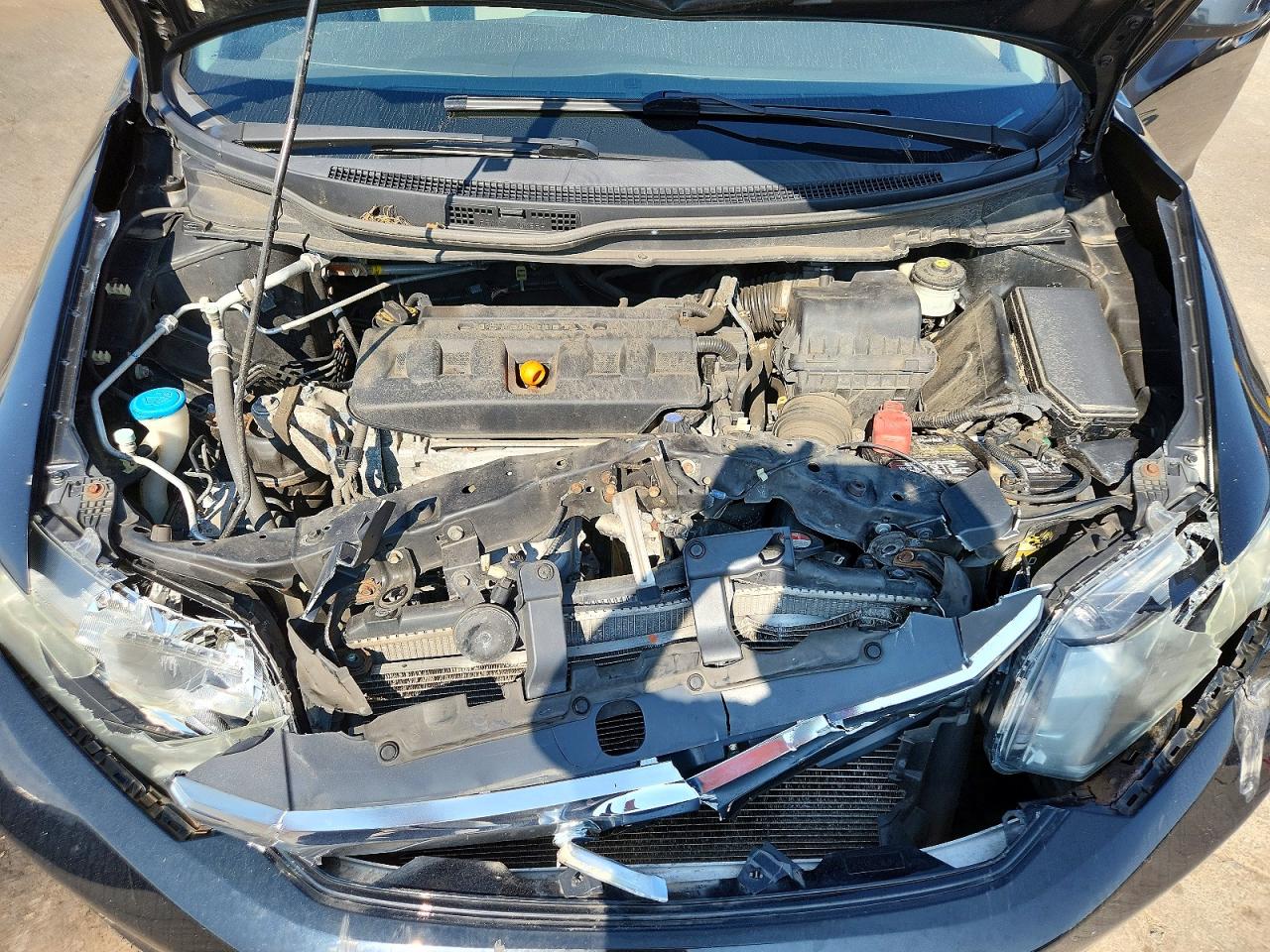 2012 Honda Civic Lx Черный vin: 19XFB2F5XCE308713