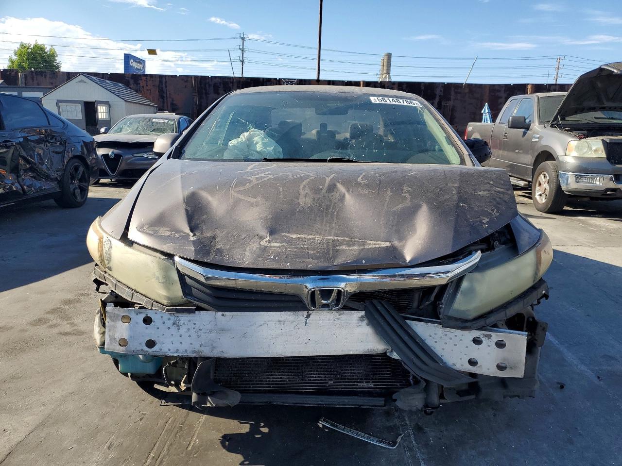 2012 Honda Civic Lx Black vin: 19XFB2F5XCE310221