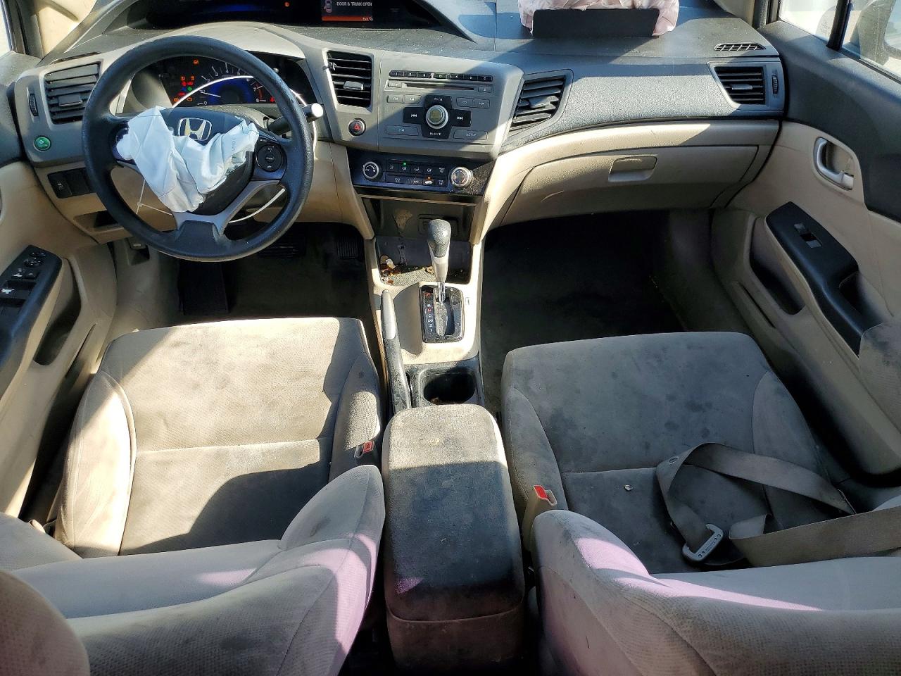 2012 Honda Civic Lx Black vin: 19XFB2F5XCE310221