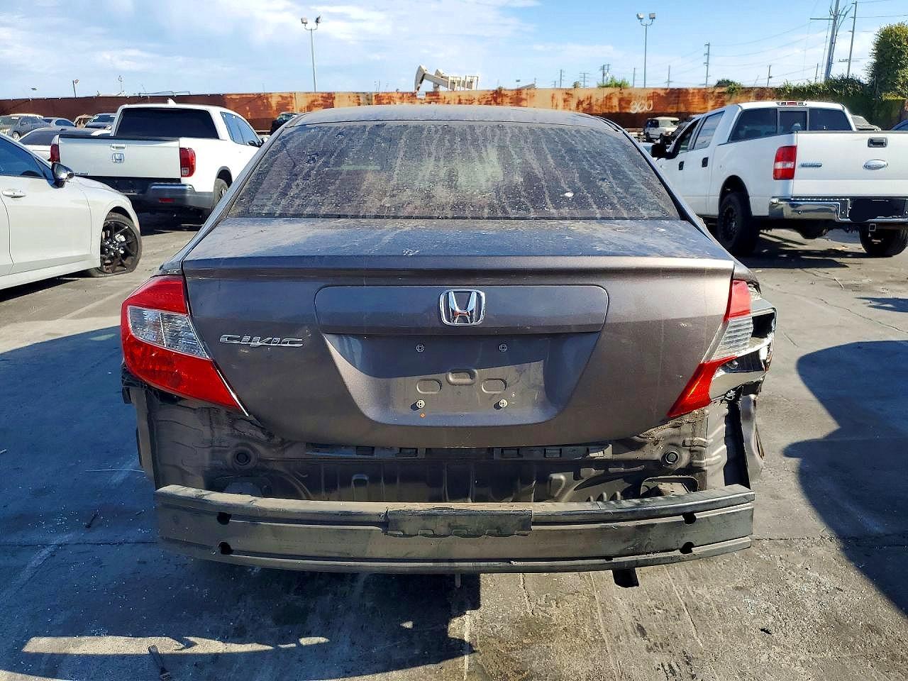 2012 Honda Civic Lx Black vin: 19XFB2F5XCE310221