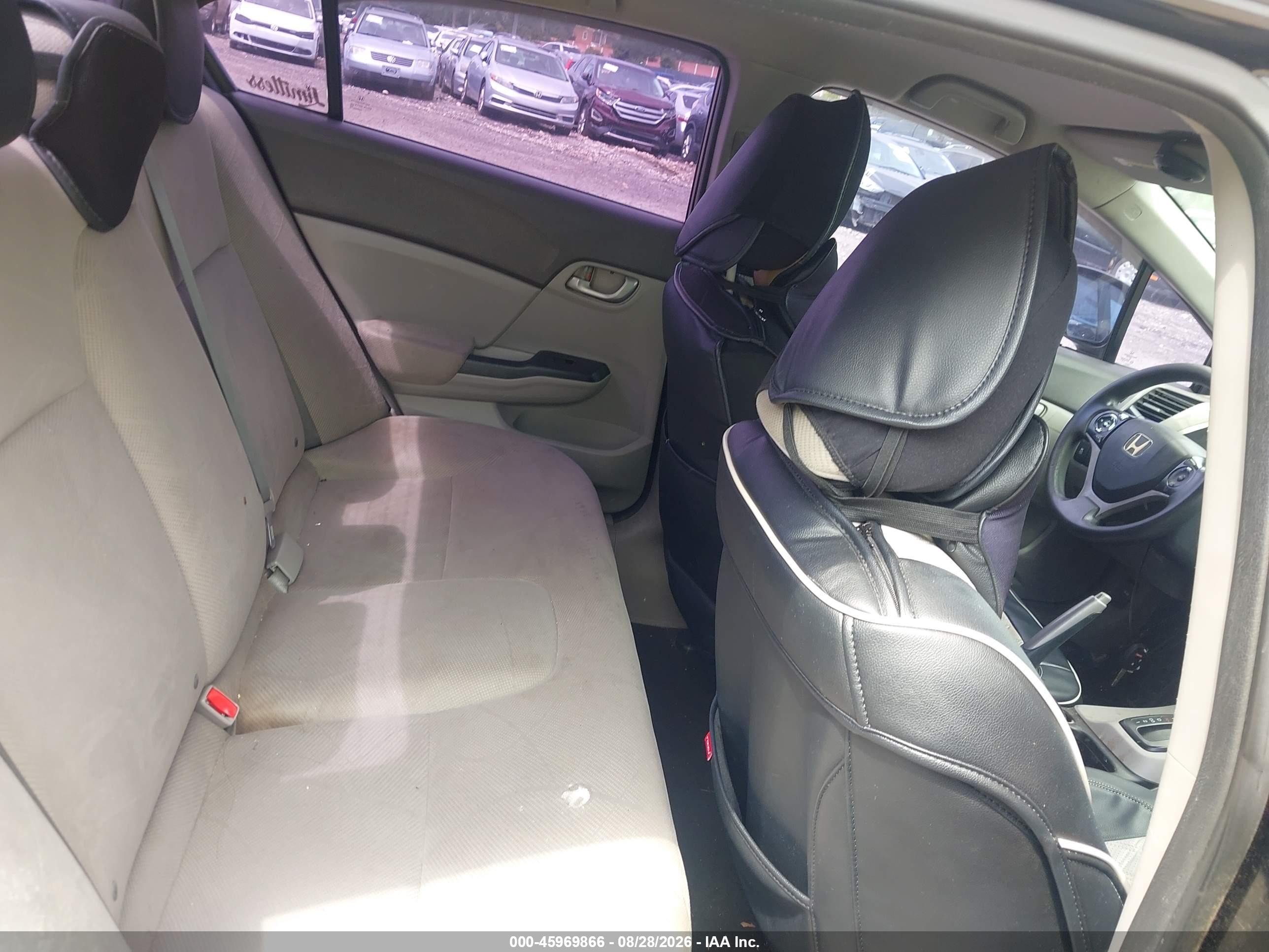 2012 Honda Civic Lx Black vin: 19XFB2F5XCE327133