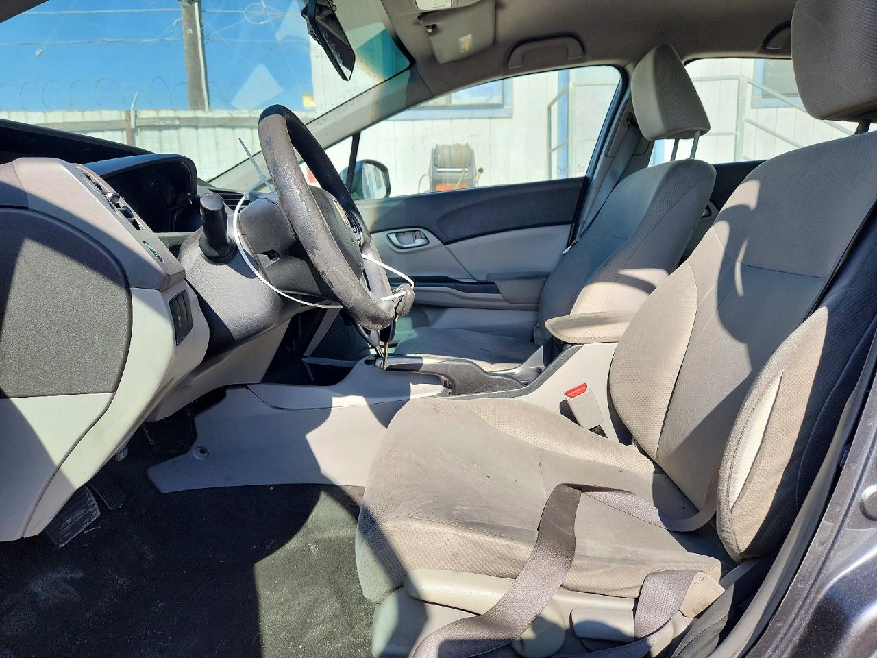 2012 Honda Civic Lx Серый vin: 19XFB2F5XCE336799