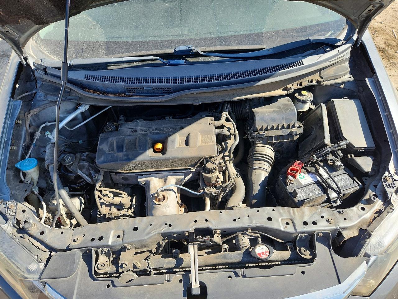 2012 Honda Civic Lx Серый vin: 19XFB2F5XCE336799