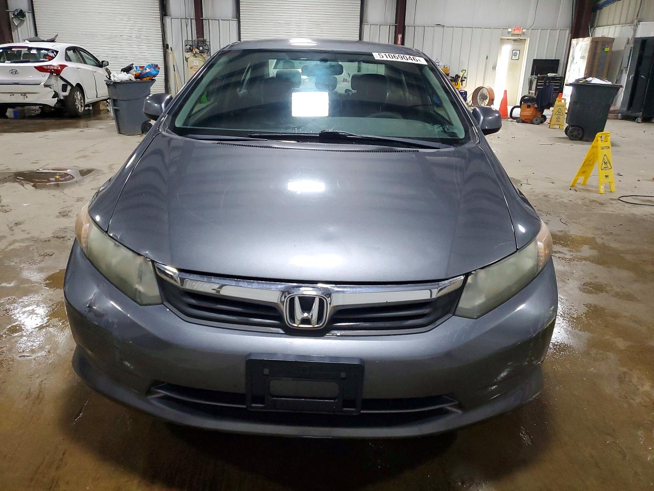 2012 Honda Civic Lx Gray vin: 19XFB2F5XCE342053