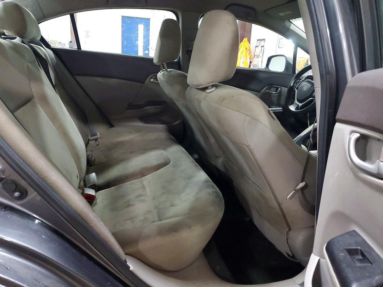 2012 Honda Civic Lx Gray vin: 19XFB2F5XCE342053