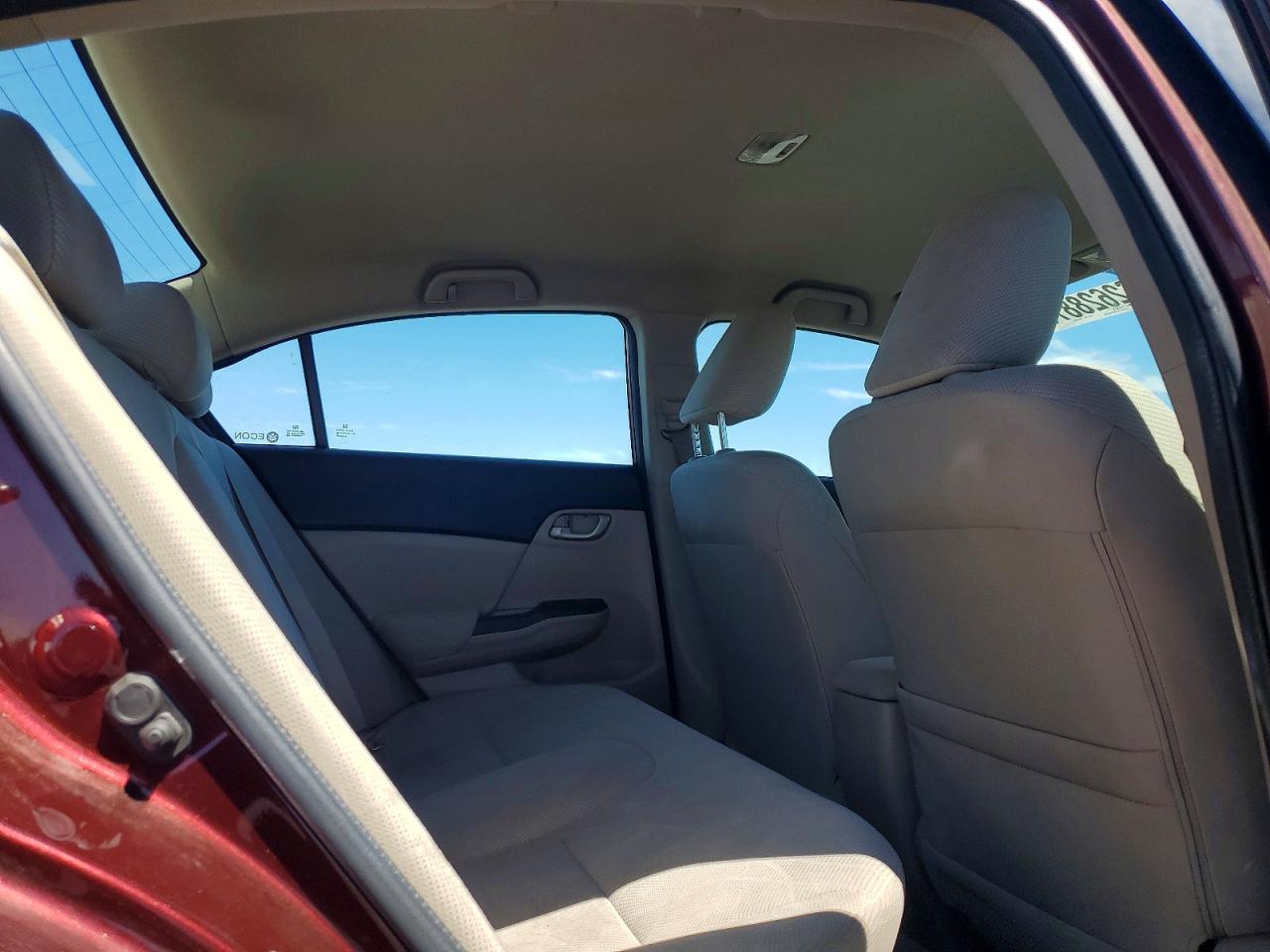 2012 Honda Civic Lx Burgundy vin: 19XFB2F5XCE364862