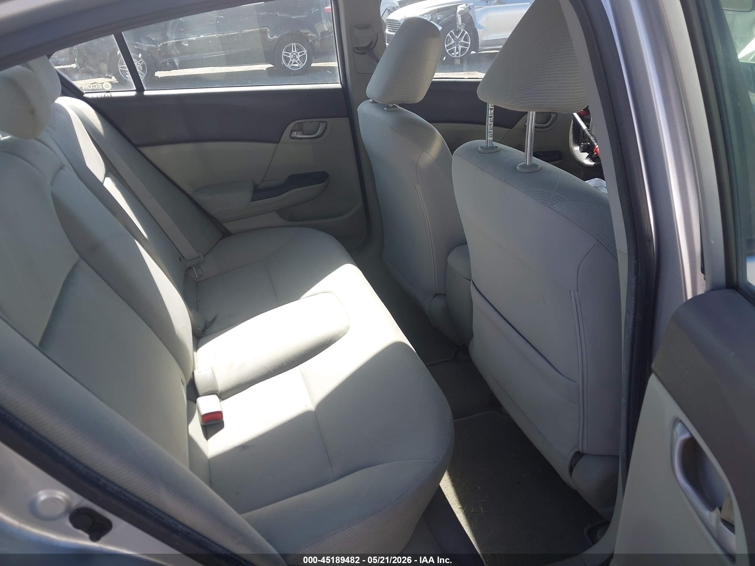 2012 Honda Civic Lx Silver vin: 19XFB2F5XCE367700