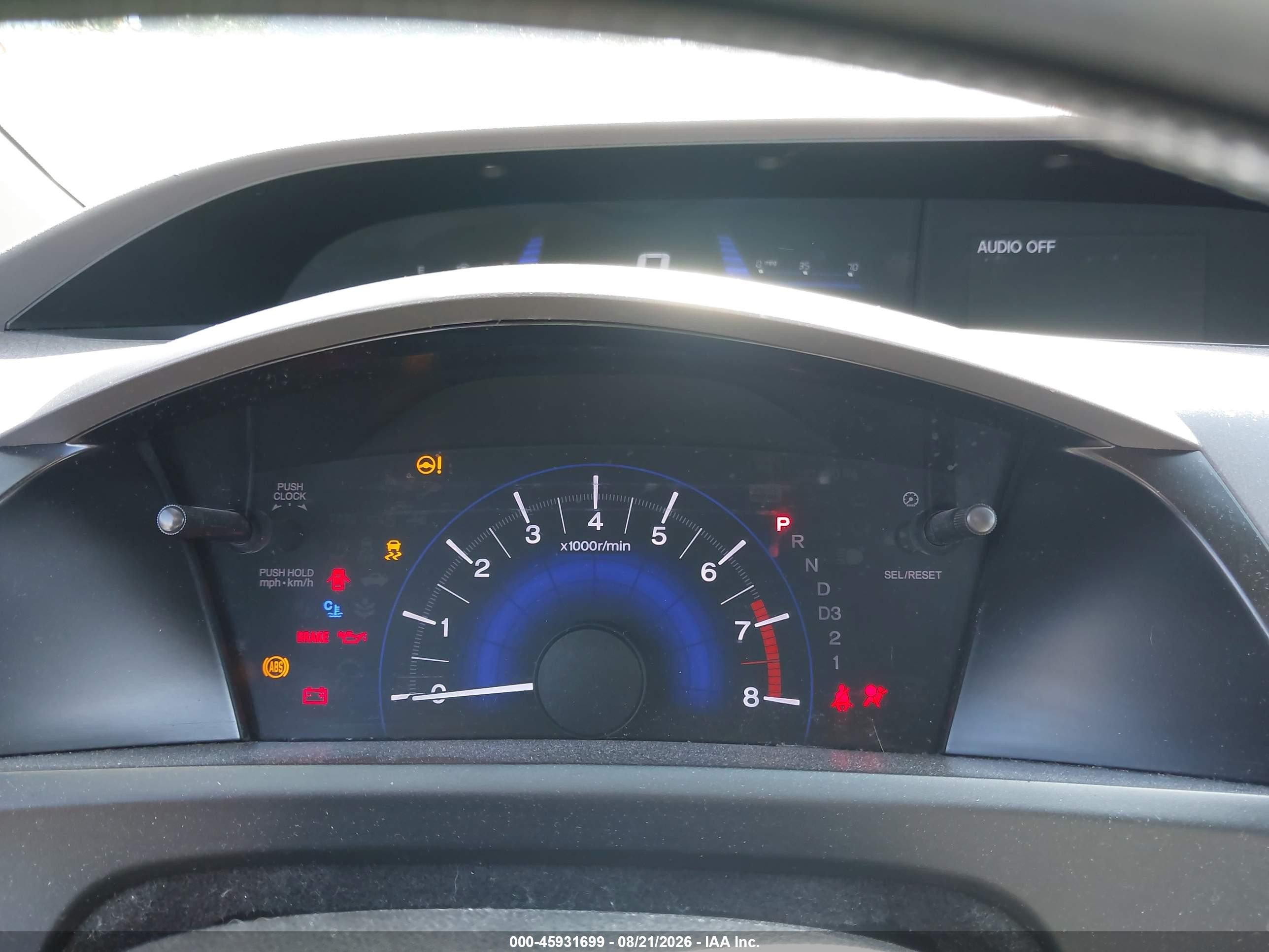 2012 Honda Civic Lx Gray vin: 19XFB2F5XCE373593