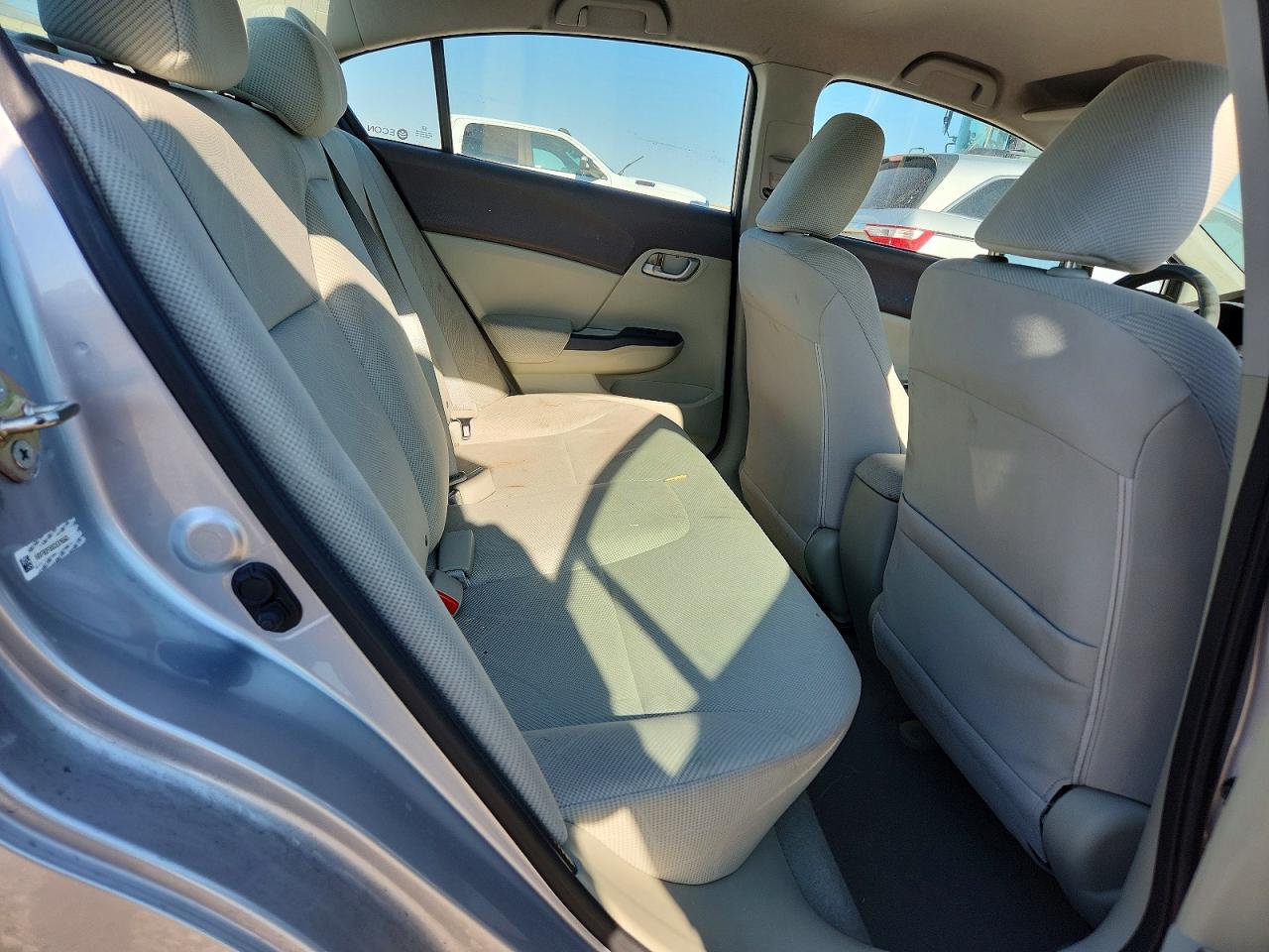 2012 Honda Civic Lx Silver vin: 19XFB2F5XCE376543