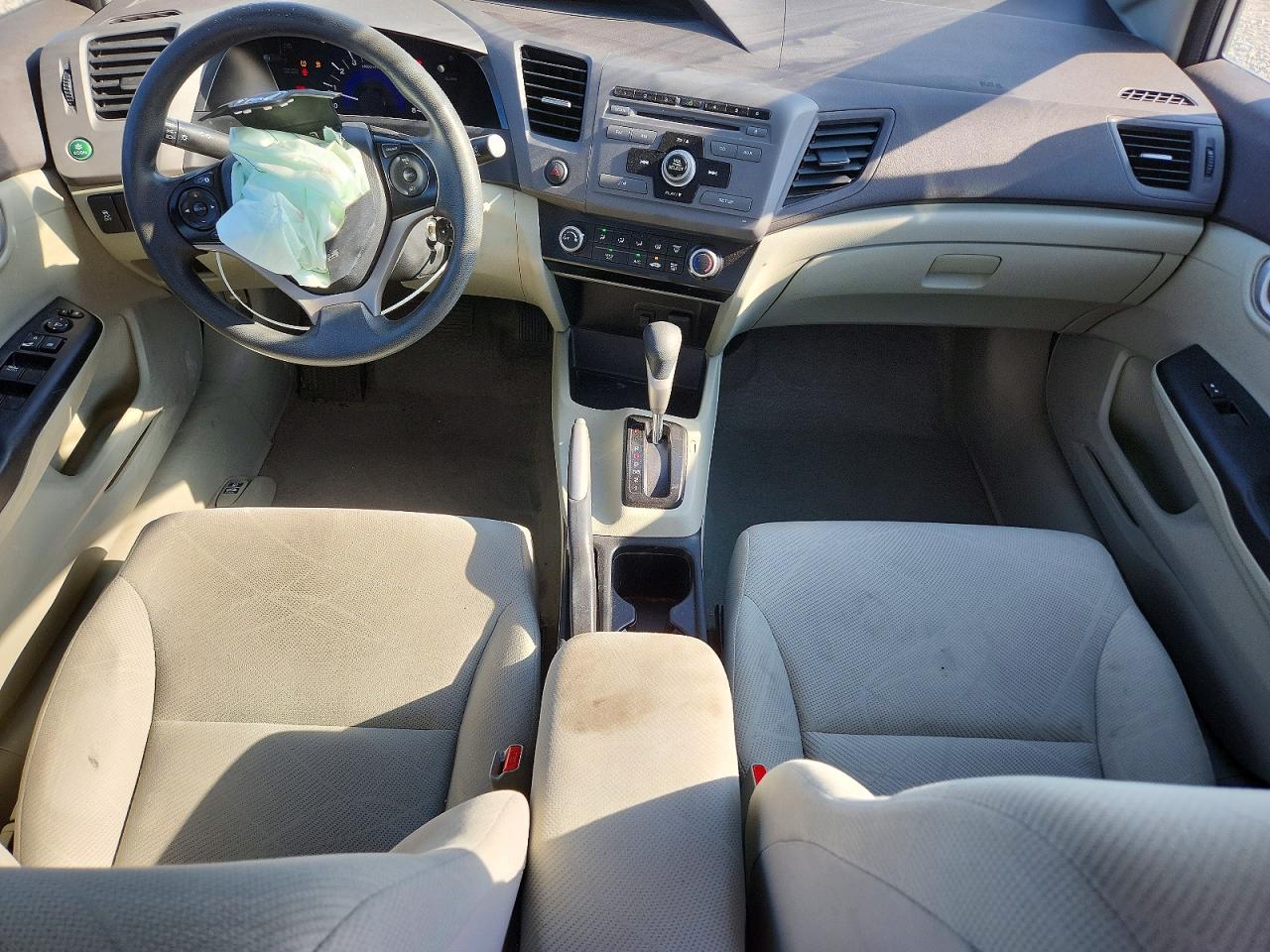 2012 Honda Civic Lx Silver vin: 19XFB2F5XCE376543