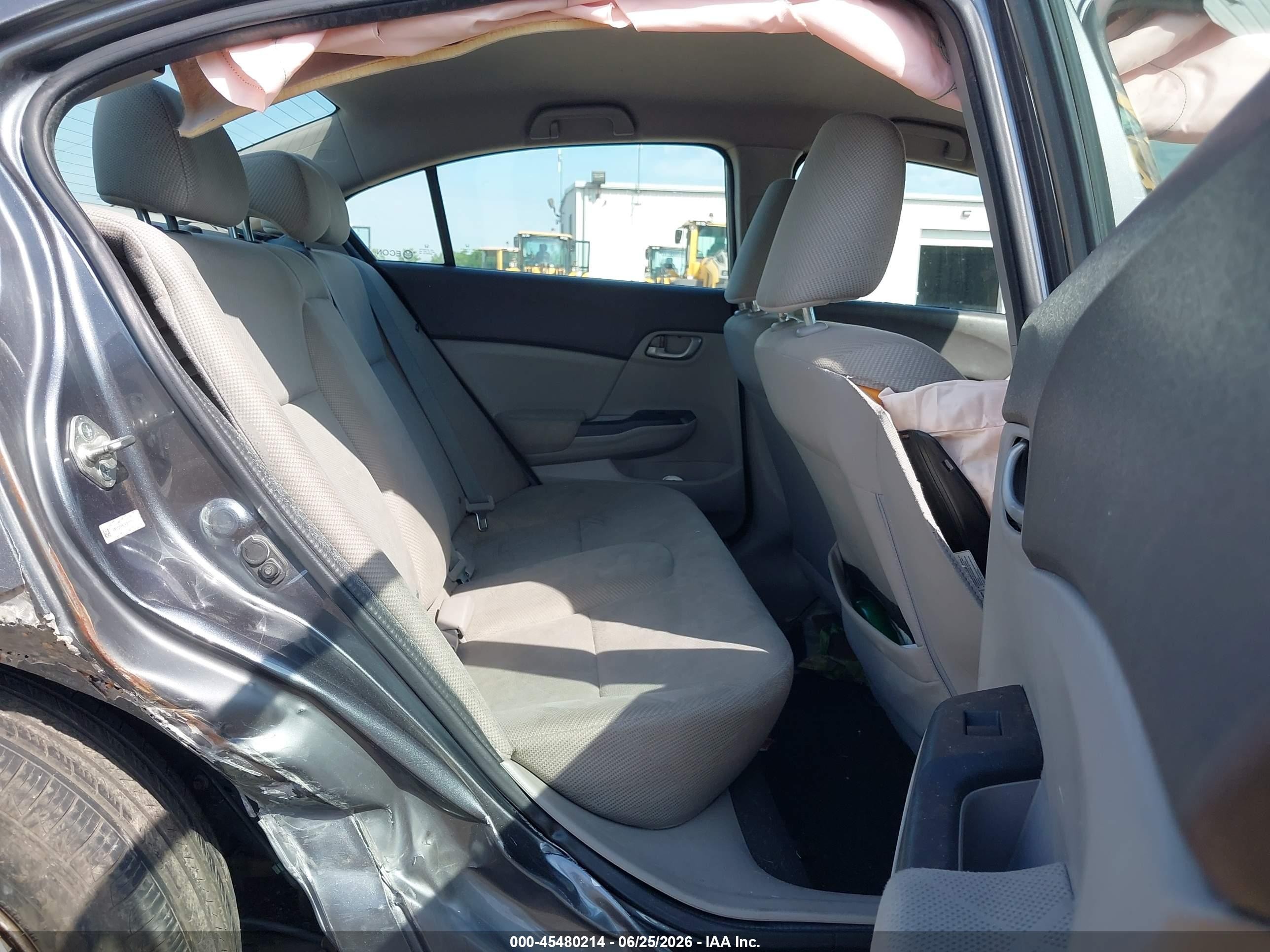 2012 Honda Civic Lx Tan vin: 19XFB2F5XCE387221