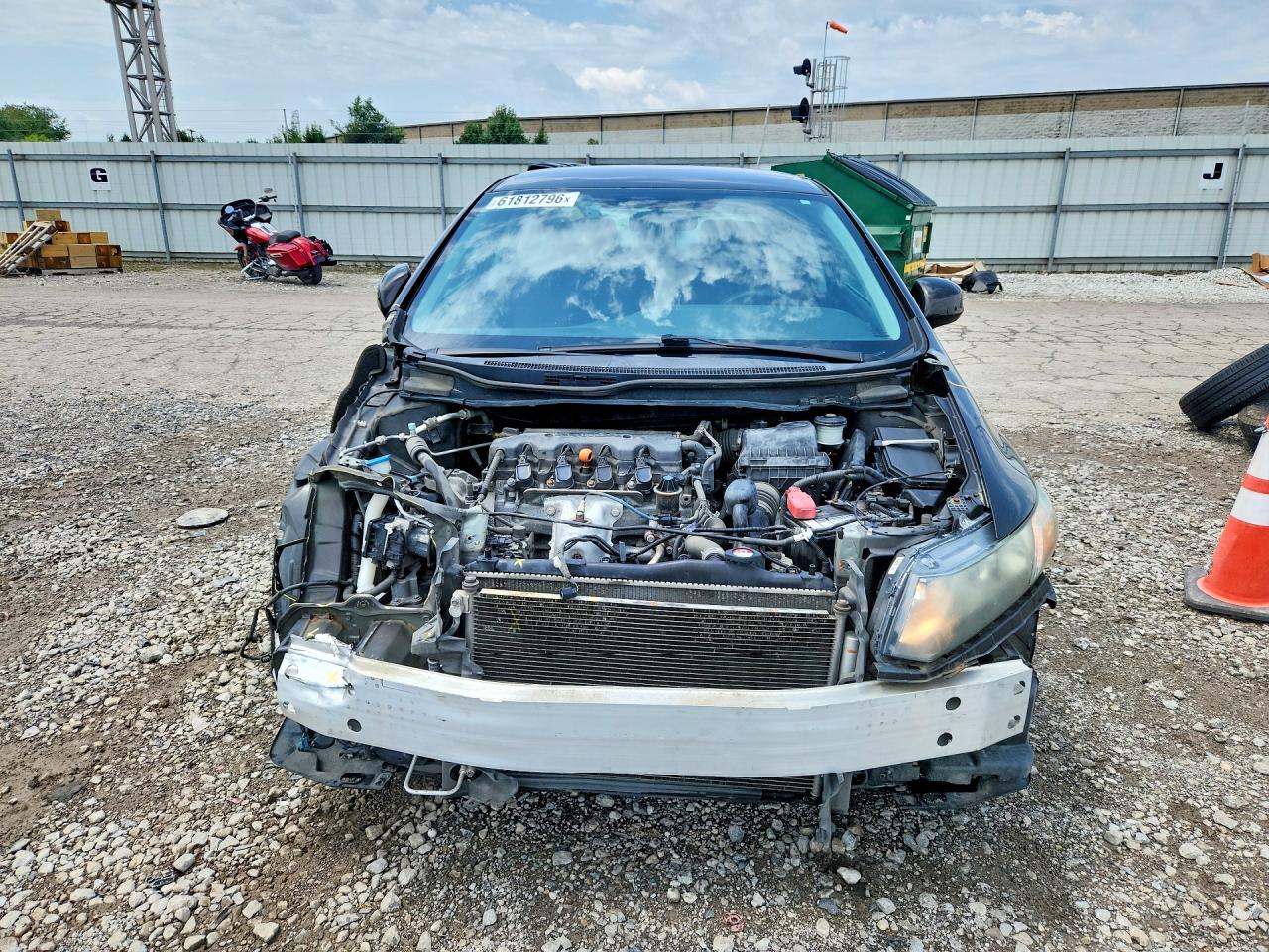 2013 Honda Civic Lx Серый vin: 19XFB2F5XDE027612