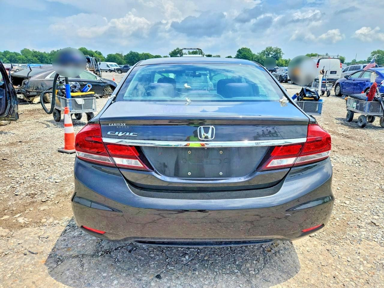 2013 Honda Civic Lx Серый vin: 19XFB2F5XDE027612