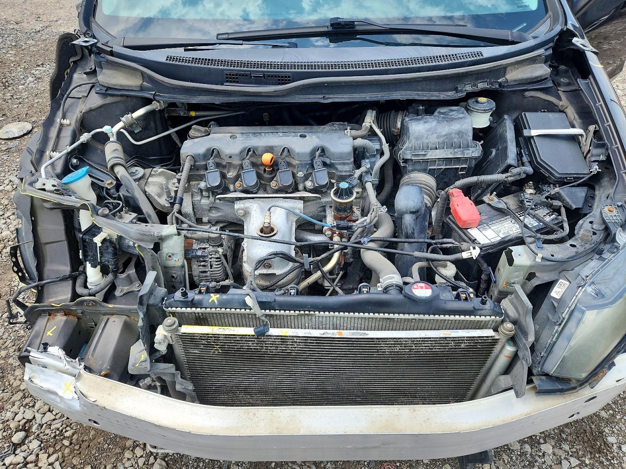 2013 Honda Civic Lx Серый vin: 19XFB2F5XDE027612