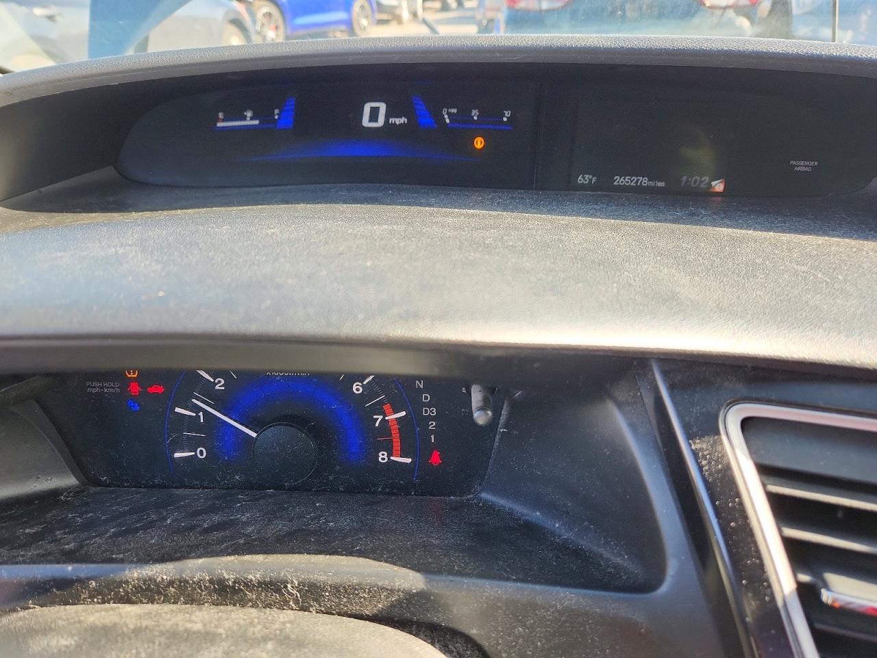 2013 Honda Civic Lx Gray vin: 19XFB2F5XDE030025