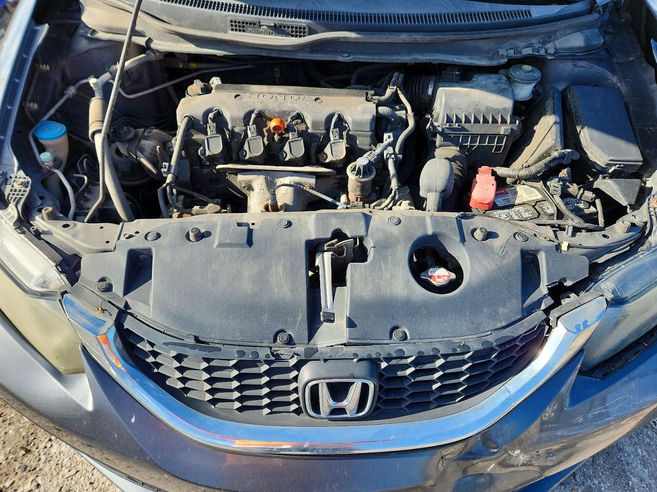 2013 Honda Civic Lx Gray vin: 19XFB2F5XDE030025
