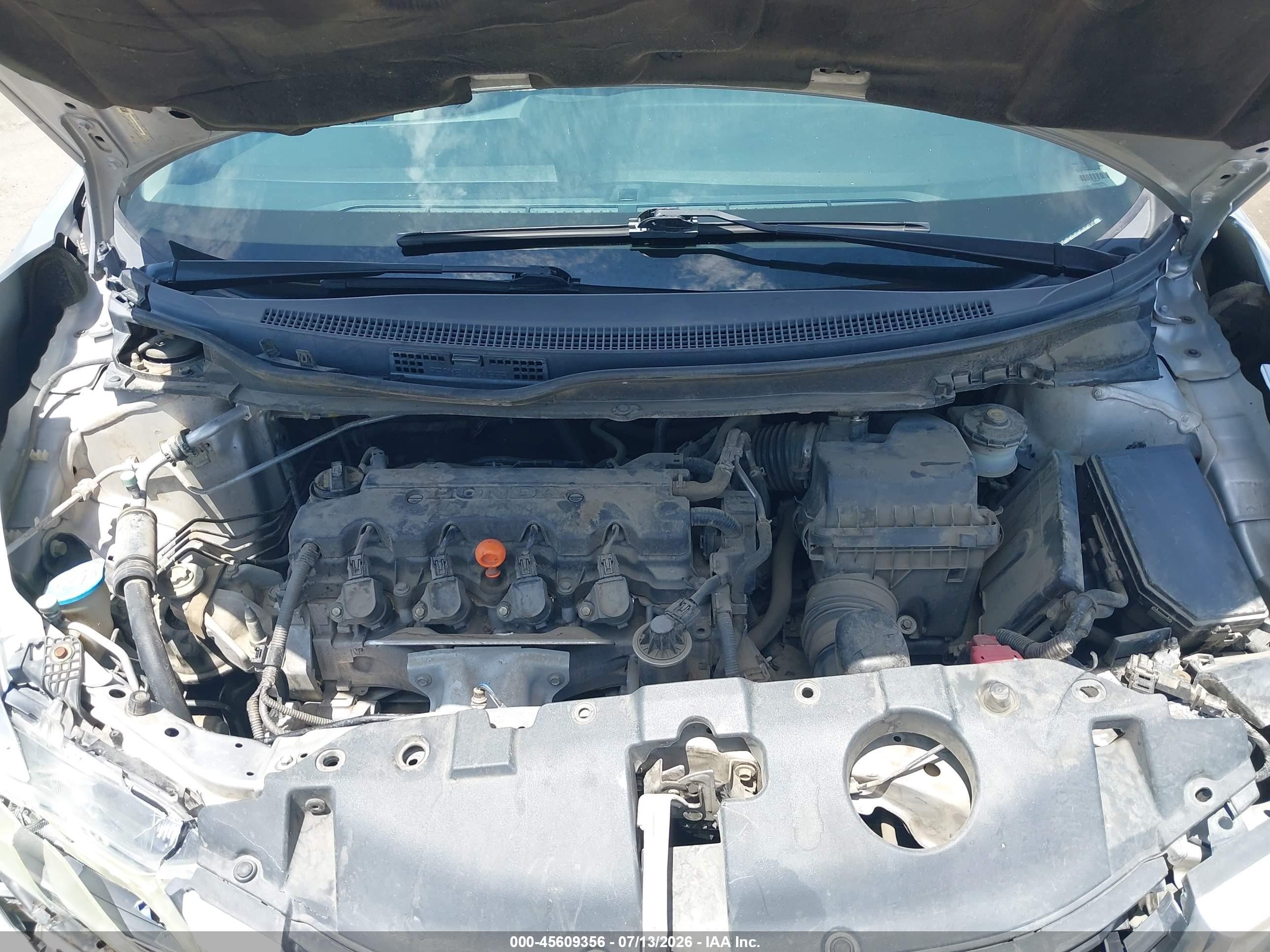 2013 Honda Civic Lx Silver vin: 19XFB2F5XDE045561